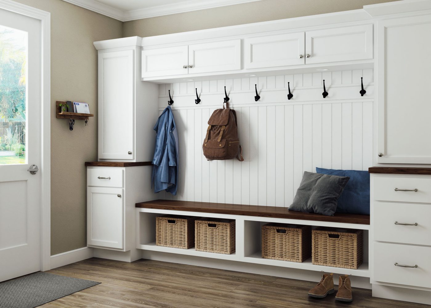 cabinets near elkhart indiana mudroom and laundry cabinets