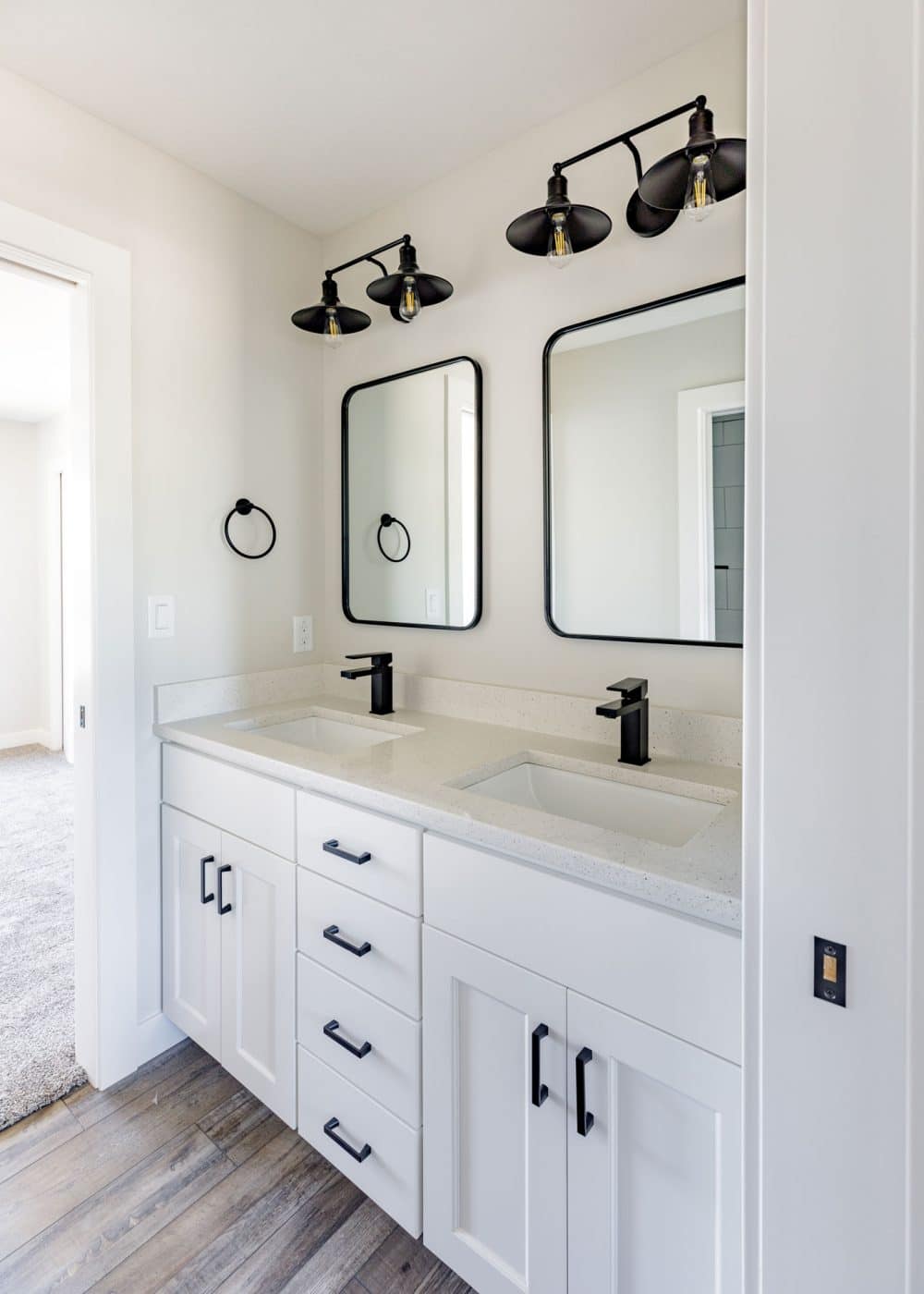 limestone grey jamestown cabinets in middleburry indiana bathroom cabinets double vanity