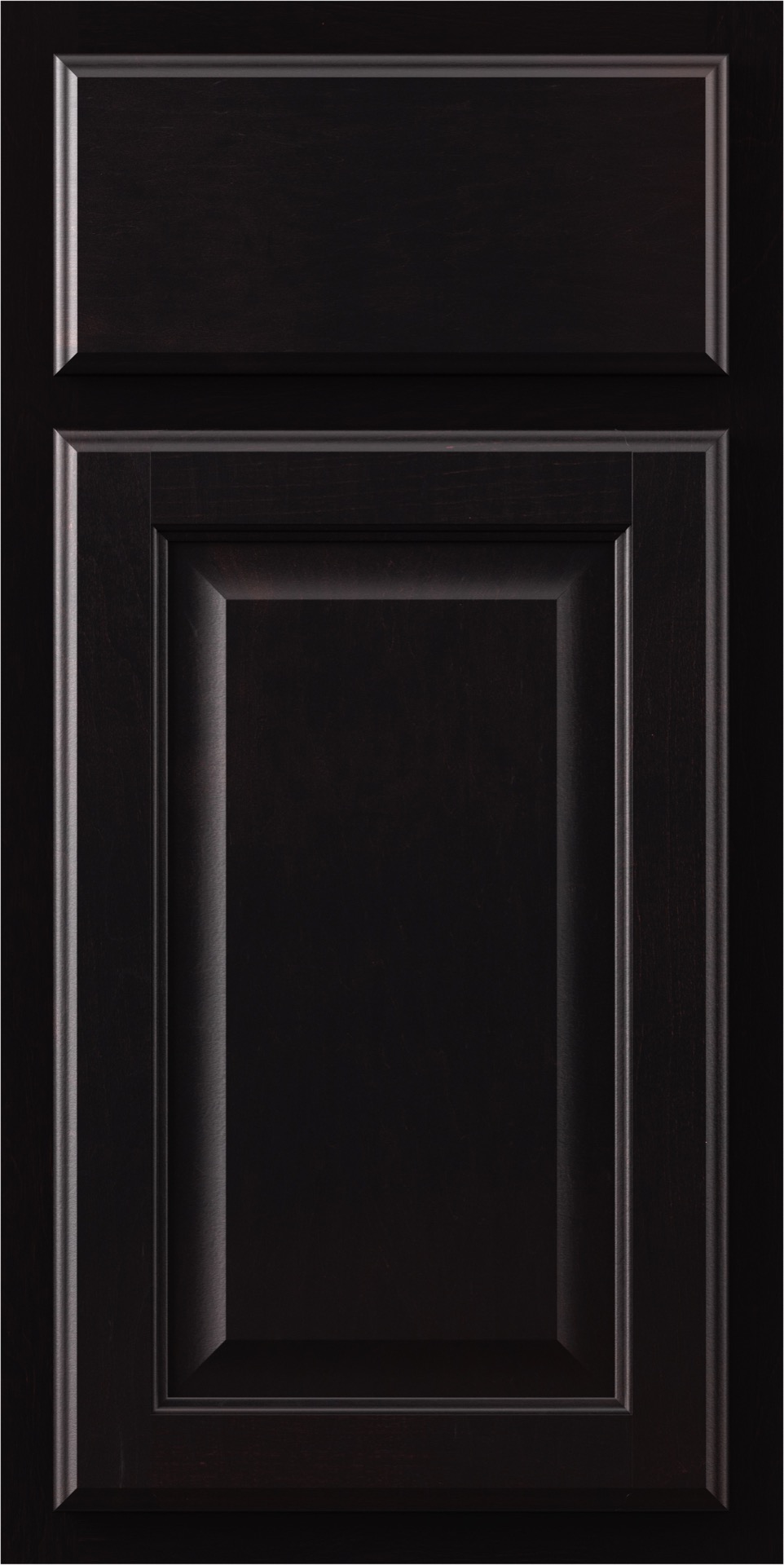 kountry cabinets classic door in onyx with slab drawer
