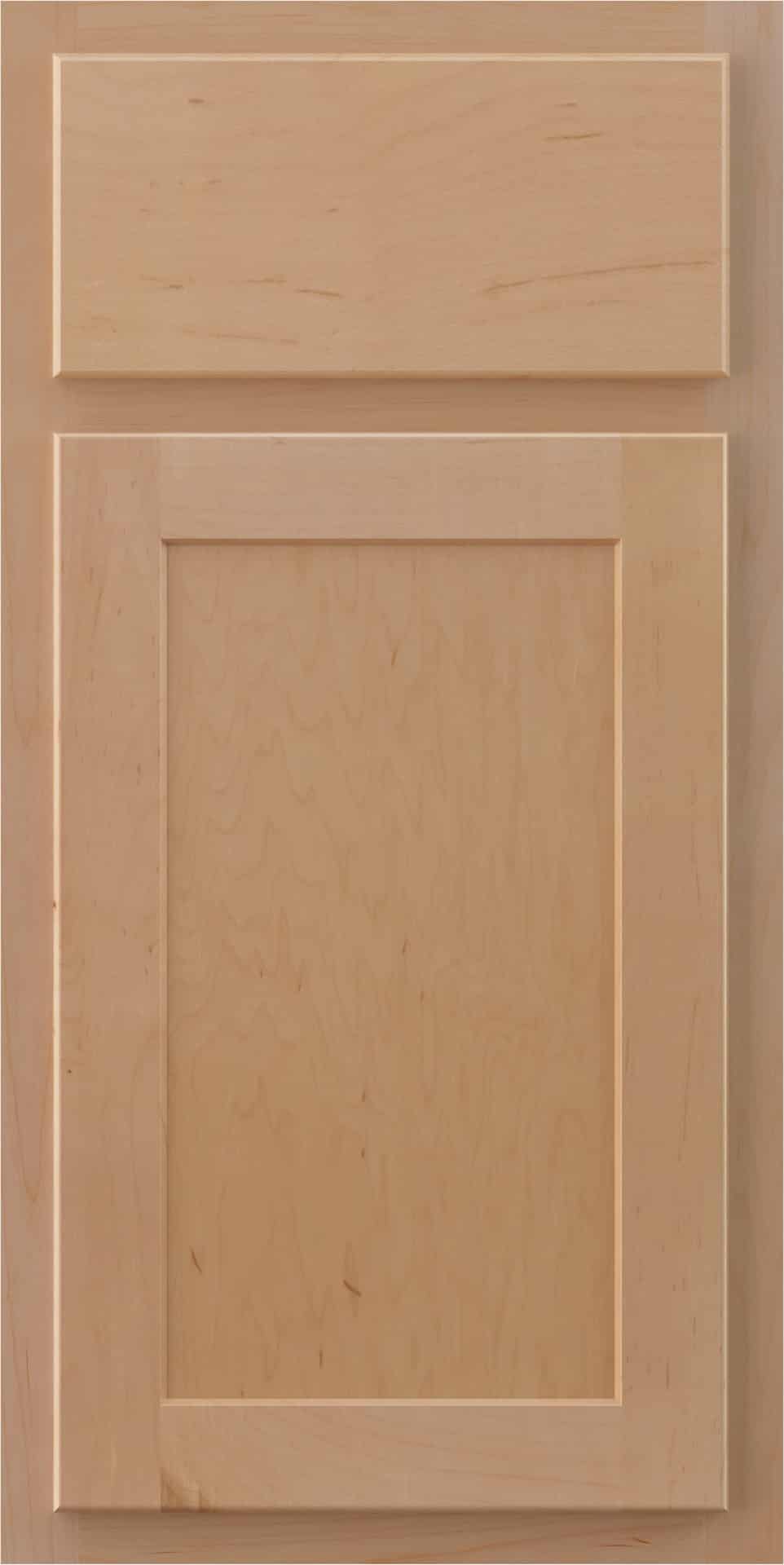 kountry cabinets georgetown door in natural with slab drawer