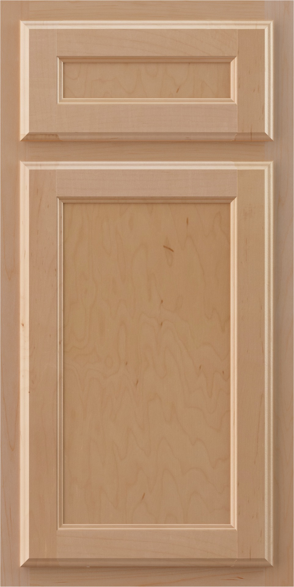 kountry cabinets harmony door in natural with 5 piece drawer