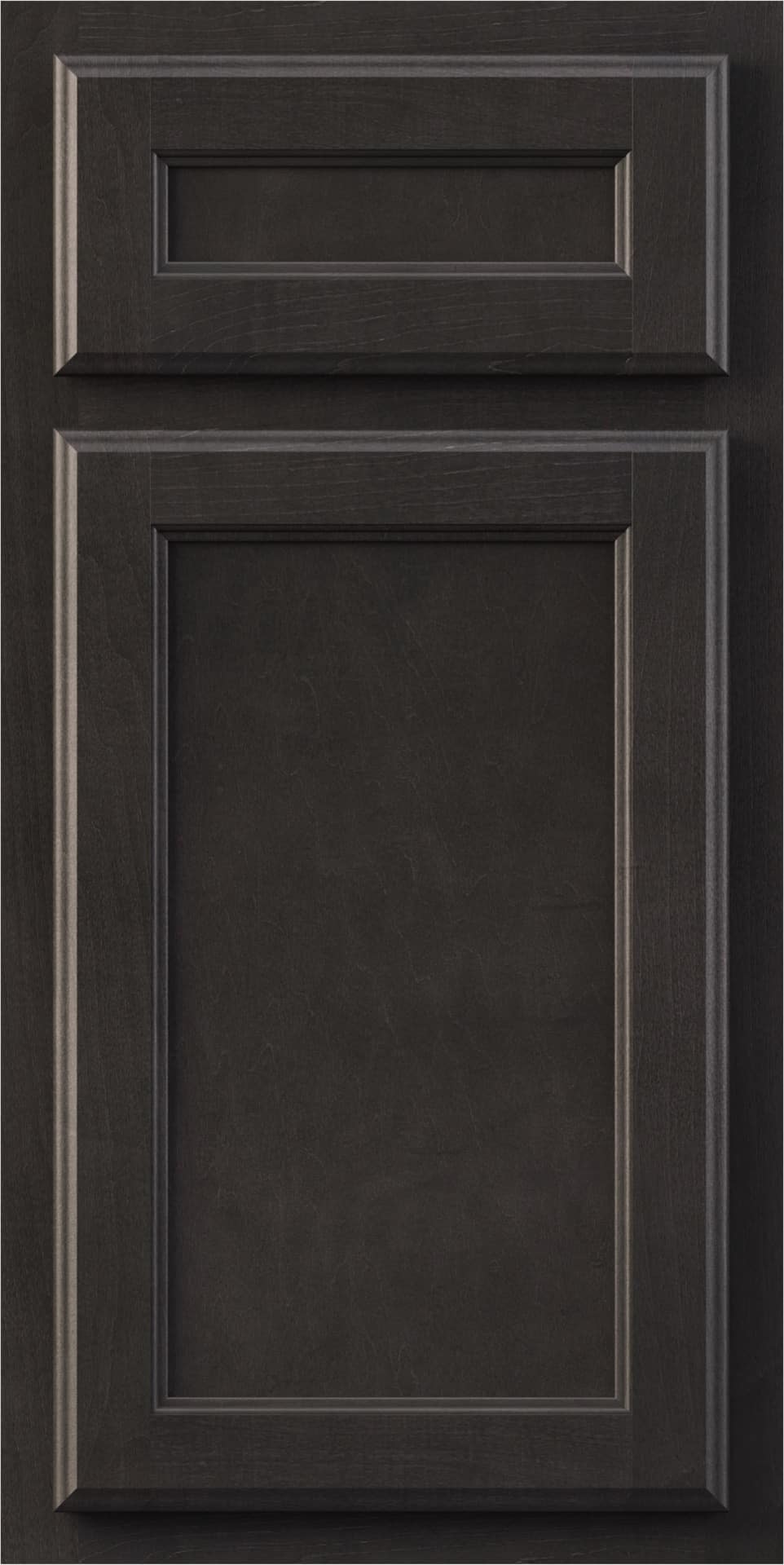 kountry cabinets harmony door in slate with 5 piece drawer