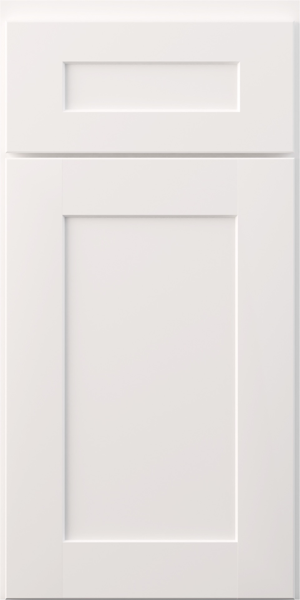 kountry cabinets jamestown door in white with 5 piece drawer