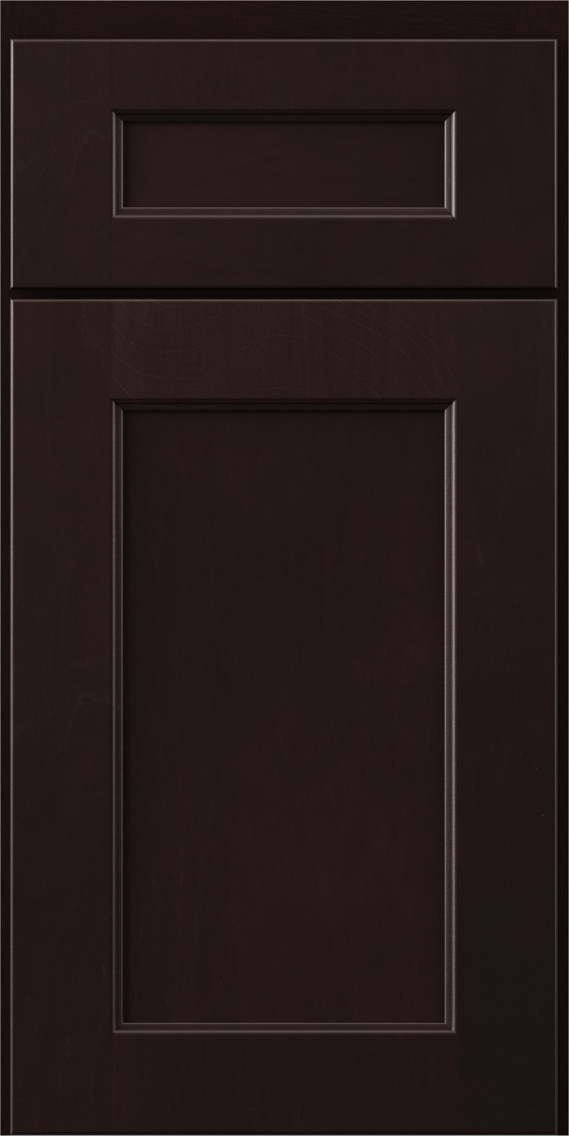 kountry cabinets rentown door in coffee with 5 piece drawer