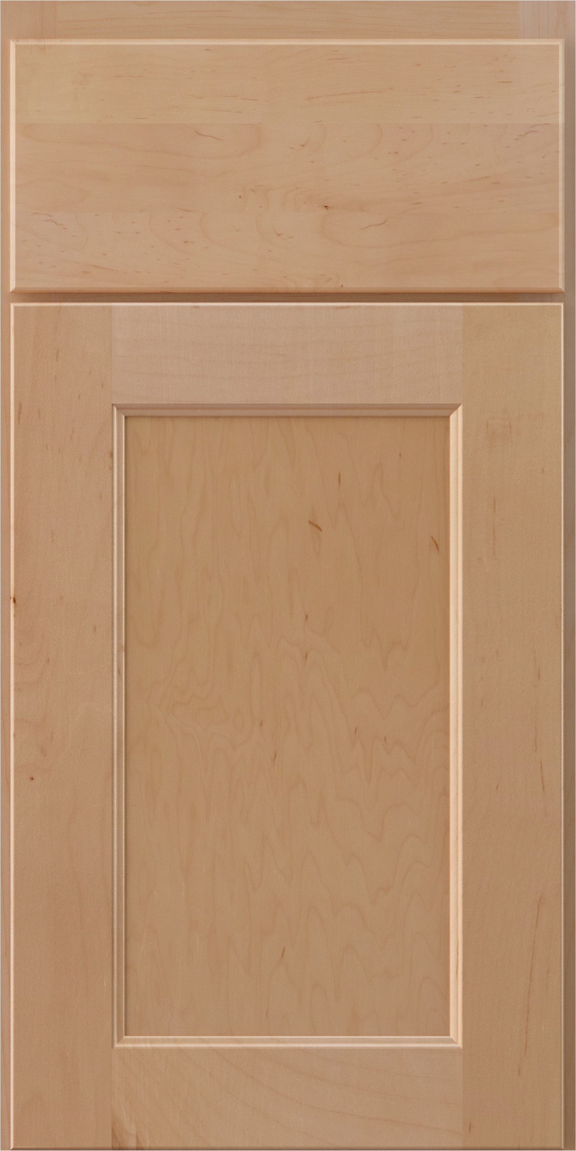 kountry cabinets rentown door in natural with slab drawer