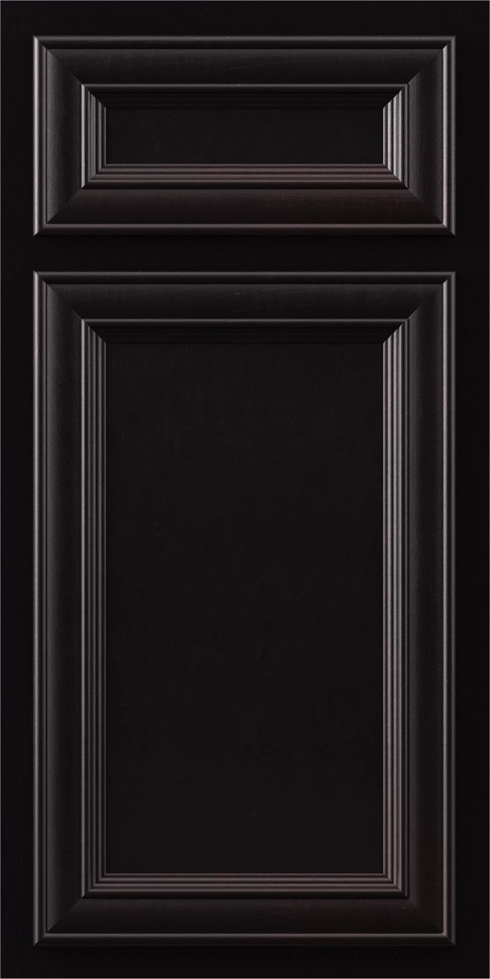 kountry cabinets vanderburgh door in onyx with 5 piece drawer