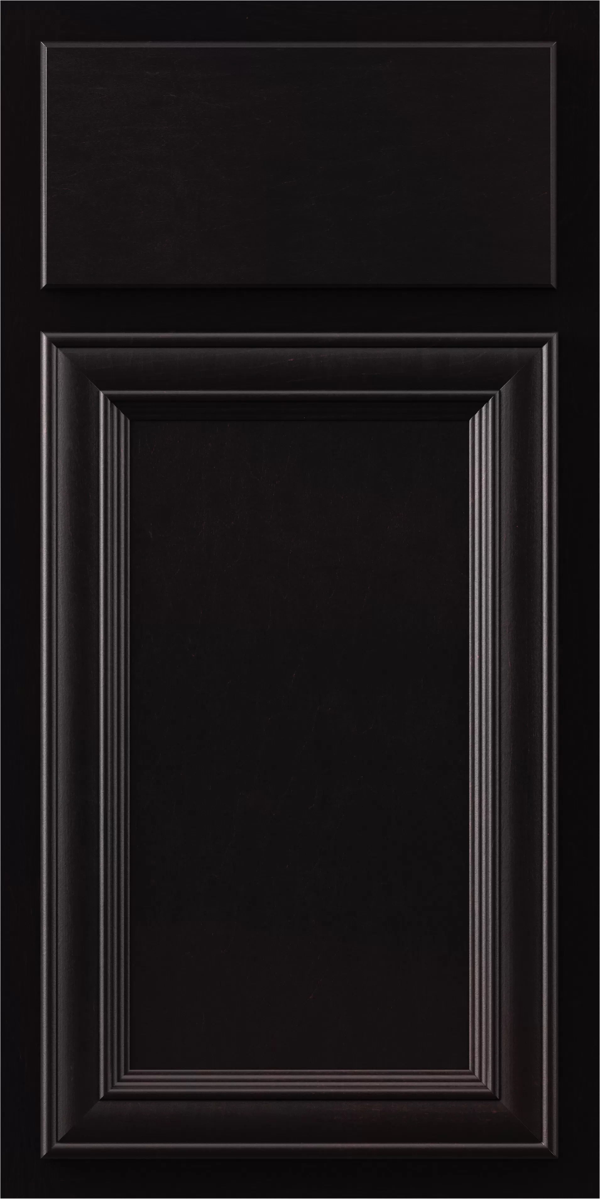 kountry cabinets vanderburgh door in onyx with slab drawer