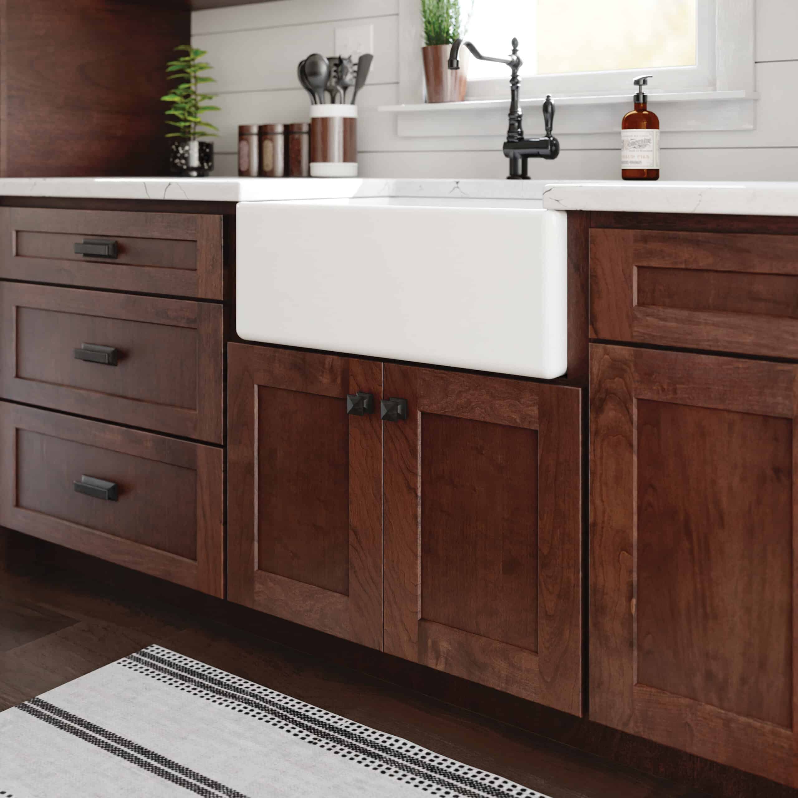 stock kitchen cabinets farmhouse sink